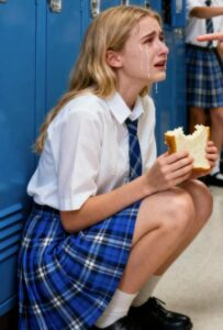 Un padre miliardario si recò alla mensa scolastica e vide sua figlia mangiare gli avanzi: ciò che fece dopo sconvolse l'intera scuola.