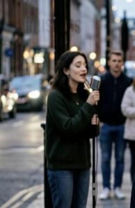 Sentii una giovane donna cantare per strada… la stessa identica canzone che mia figlia canticchiava prima di scomparire, diciassette anni fa — “Mi scusi… questa canzone… dove l’ha imparata?” La sua risposta mi sconvolse completamente