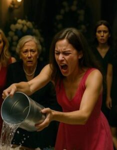 La donna si avvicinò alla bara del marito e gli versò in faccia il contenuto di un secchio d’acqua gelida , E poi…