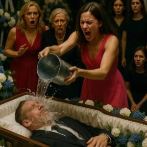 La donna si avvicinò alla bara del marito e gli versò in faccia il contenuto di un secchio d’acqua gelida , E poi…