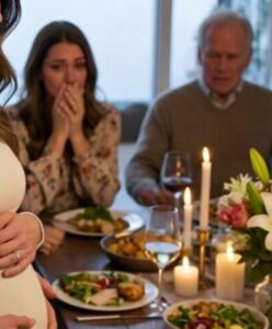 Durante una cena di famiglia, mio marito presentò la sua amante incinta… e ciò che accadde subito dopo cambiò tutto.