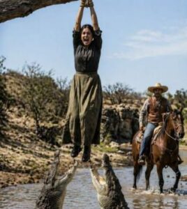 «Non lasciarmi… ti prego…» — lo supplicava al marito, ma il marito la punì crudelmente per la sua disobbedienza: la sospese sopra il fiume pieno di coccodrilli e se ne andò. Al mattino il villaggio fu travolto dall’orrore, quando tutti scoprirono cosa era successo a Maria quella notte