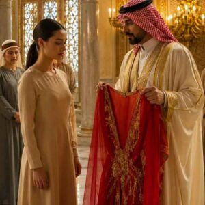 «Indossa questo vestito stasera per un ricevimento con i miei soci in affari e ti sposerò», disse lo sceicco Amir con un sorriso gelido, umiliando la giovane serva davanti a tutto il palazzo. Ma quella stessa sera, la ragazza fece qualcosa che lasciò lo sceicco completamente sconvolto.