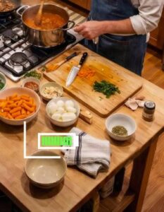 Mio marito si è preso un giorno libero per preparare il pranzo di Pasqua: una cosa che non avrei mai pensato di vedere ripresa dalla telecamera di sicurezza della cucina e che mi ha fatto gelare il sangue.