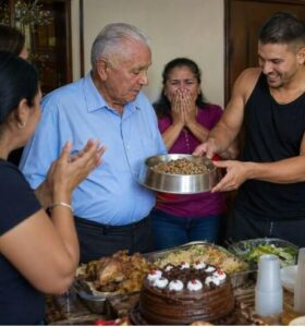 Nel giorno del mio settantesimo compleanno, mio figlio mi porse delle crocchette davanti ai suoi ospiti e disse:— Prendi, mangia. È tutto ciò che meriti. Consideralo la tua vera cena di compleanno.