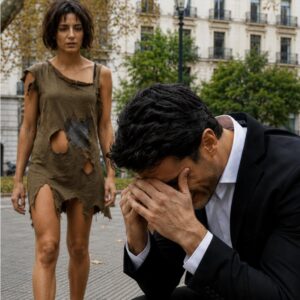 Un miliardario piangeva da solo a Chapultepec… finché una donna senzatetto gli rivelò chi lo aveva distrutto.