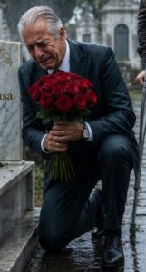 Il miliardario piangeva sulla tomba del figlio al cimitero… quando una voce proveniente da dietro la lapide sussurrò: “Papà… quella non è la mia sepoltura.”