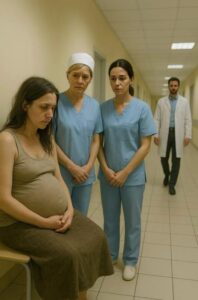 Una donna senzatetto incinta si trovava proprio davanti alle porte del reparto maternità. Nessuno sapeva chi fosse e da dove venisse… finché un medico non incrociò il suo sguardo — e tutto cambiò.