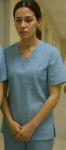 Una donna senzatetto incinta si trovava proprio davanti alle porte del reparto maternità. Nessuno sapeva chi fosse e da dove venisse… finché un medico non incrociò il suo sguardo — e tutto cambiò.