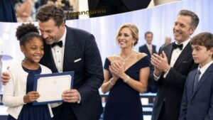 «Ho un invito… ma mi hanno lasciata fuori» La bambina lo disse a un miliardario durante il lancio delle sue borse di studio… poi lui controllò il suo biglietto e sorrise: «Il tuo posto ha un cognome migliore.»