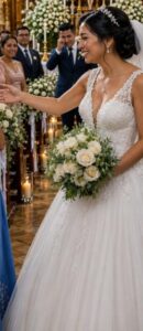 La madre dello sposo arrivò con un vecchio abito blu, e tutti risero di lei... finché la sposa non si fermò all'altare e spiegò perché l'abito era costato più dell'intero matrimonio.