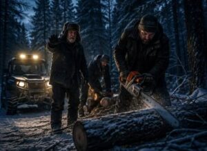 I teppisti hanno legato stretto il povero guardaboschi a un albero e lo hanno lasciato solo nella foresta per la notte: quando è calata l'oscurità, un branco di lupi lo ha circondato, ma poi è successo qualcosa di veramente terrificante