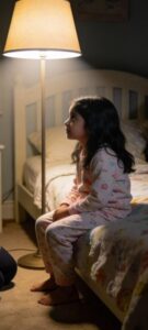 Una bambina disse alla polizia: “C’è un uomo mascherato nascosto sotto il letto…” Nessuno le credette, finché le registrazioni delle telecamere di sorveglianza non scioccarono tutti.