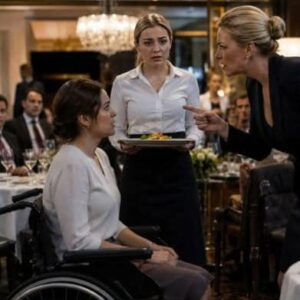 «Chi ha fatto entrare nel mio ristorante questa ragazza sulla sedia a rotelle? Sta rovinando l’intera immagine del locale!»