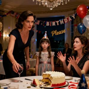 A una festa di compleanno, mia sorella disse a sua figlia: "Potresti aiutare la cameriera a pulire". Mia figlia si bloccò nel bel mezzo della festa. Posai il bicchiere e dissi: "Che buffo, perché domani la banca ti sfratterà da casa tua". Smise di sorridere. Mia madre disse: "Prego". Ma non finii la frase...