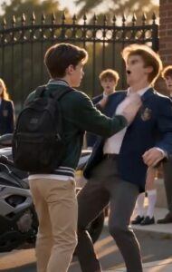 Un ragazzo ricco spinse Tyler fuori dal marciapiede… poi lo vide sbloccare una hypercar da milioni di dollari