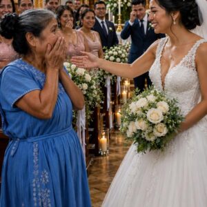 La madre dello sposo arrivò con un vecchio abito blu, e tutti risero di lei... finché la sposa non si fermò all'altare e spiegò perché l'abito era costato più dell'intero matrimonio.