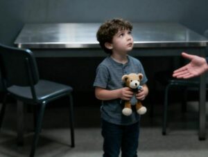 All'improvviso, ho ricevuto una chiamata dalla polizia. "Abbiamo trovato suo figlio di tre anni. La prego di venire a prenderlo." Ho risposto: "Non ho figli." Loro hanno semplicemente ripetuto: "La prego di venire." Quando sono arrivata ed sono entrata nella stanza, sono rimasta paralizzata. Lì c'era...